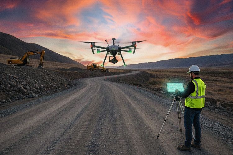 Drone-Based Road Construction